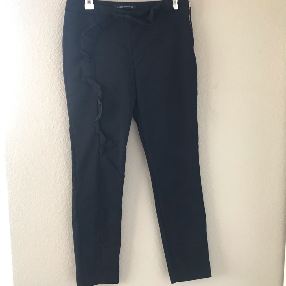 Zara Dress Pants with Ruffles - Picture 3 of 5